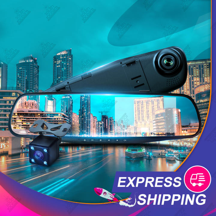 Full HD 1080P Car DVR Double lens Dash camera