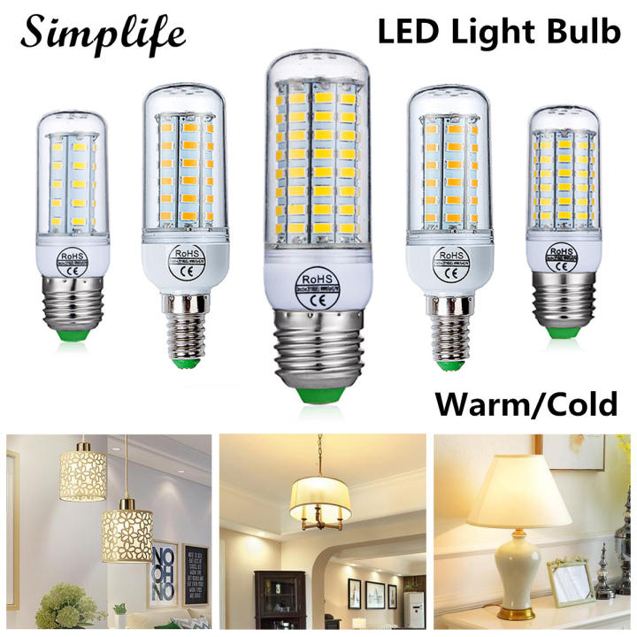 Simplife LED Bulbs 220V LED Light Bulbs 36 48 56 69 72 LED Corn Bulb Energy-saving Light Bulbs with 50000 hours life for Home Decoration Table Lamp Ceiling Light Hotel Factory